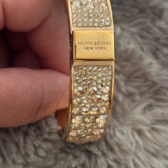 Henry Bendel New York Gold and Crystal Women's Bracelet - Picture 3 of 13